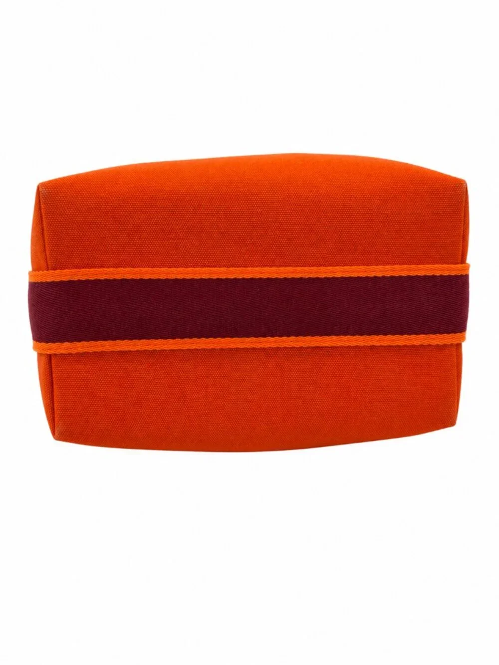 Hermès Bride-a-Brac Orange Feu Canvas Case/Bag